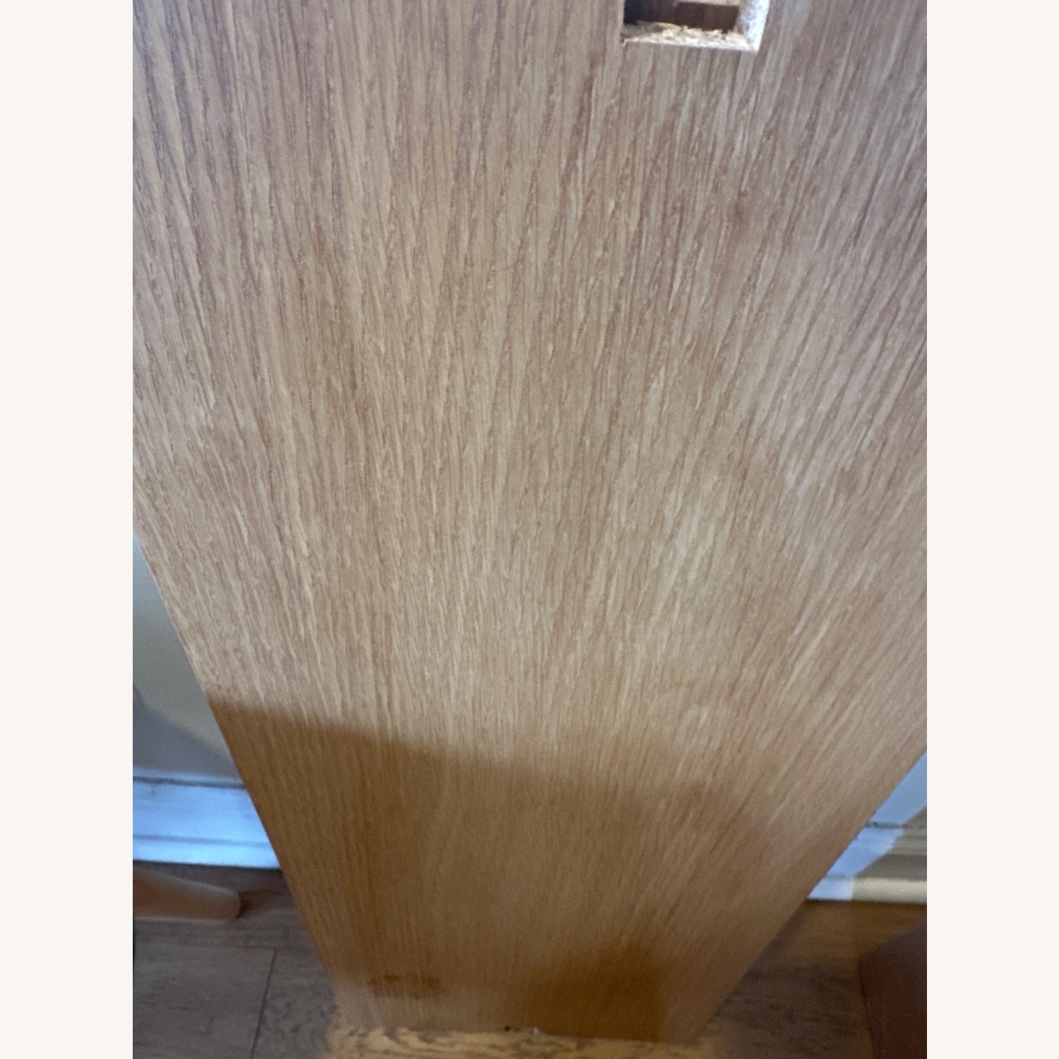 CB2 Helix 96" Walnut Wood Wall Mount Bookshelf - image-4