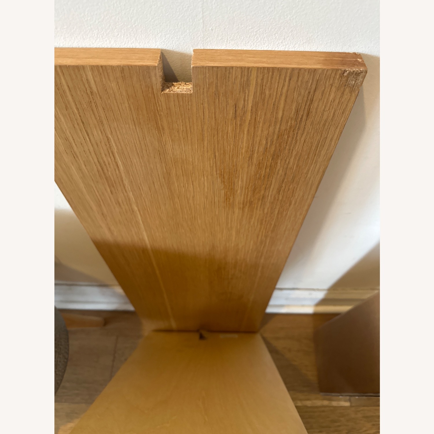 CB2 Helix 96" Walnut Wood Wall Mount Bookshelf - image-6