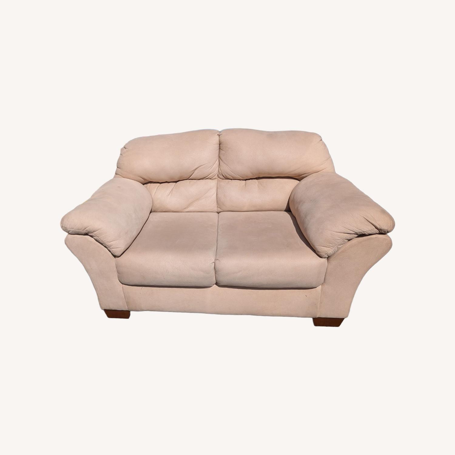 Ashley Furniture Light Brown 2 Seater Sofa - image-0