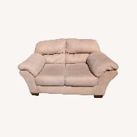Ashley Furniture Light Brown 2 Seater Sofa