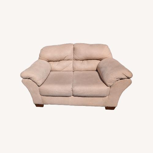 Used Ashley Furniture Light Brown 2 Seater Sofa for sale on AptDeco