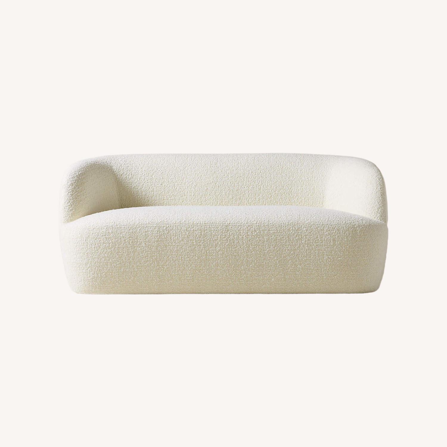 CB2 Gwyneth 68” Ivory Boucle Loveseat - image-0