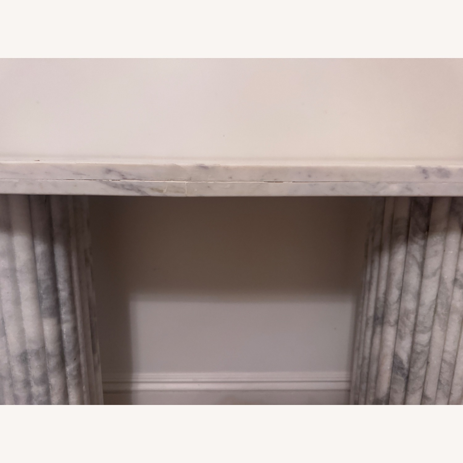 Anthropologie Kanta White Marble Console Table - image-6
