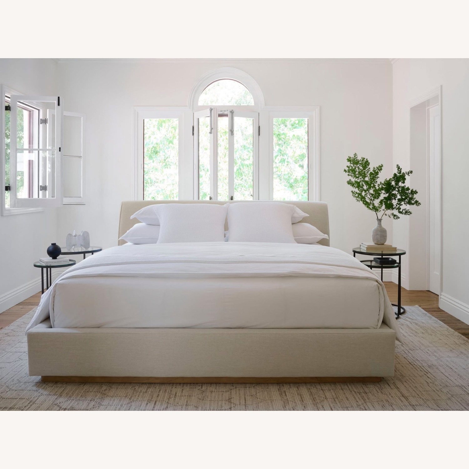 Mitchell Gold + Bob Williams Natural Queen Bed - image-1