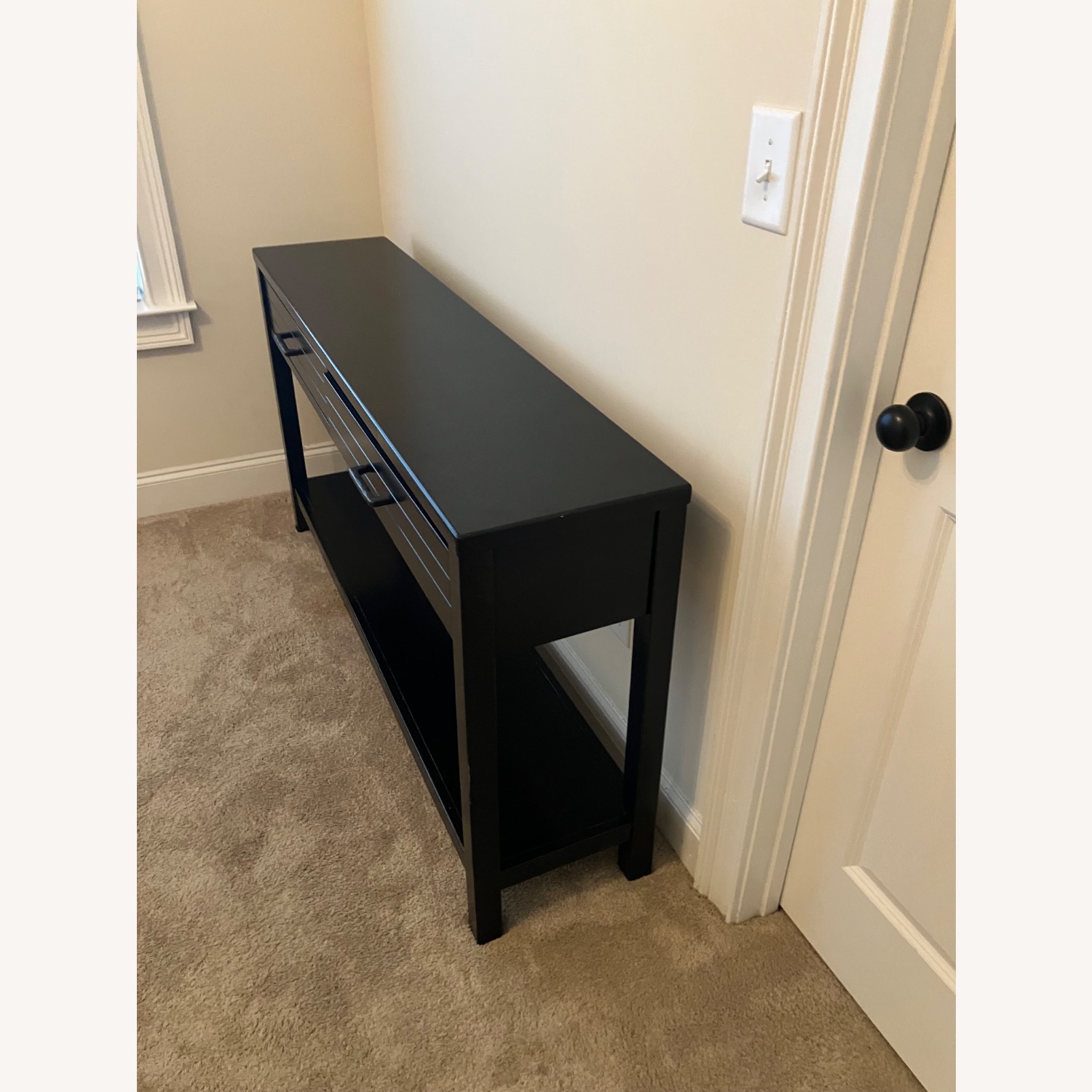 Black Wood Media Storage - image-2