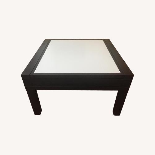 Used Design Within Reach White Wood Coffee Table for sale on AptDeco