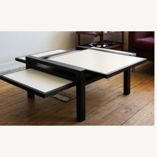 Used Design Within Reach White Wood Coffee Table for sale on AptDeco