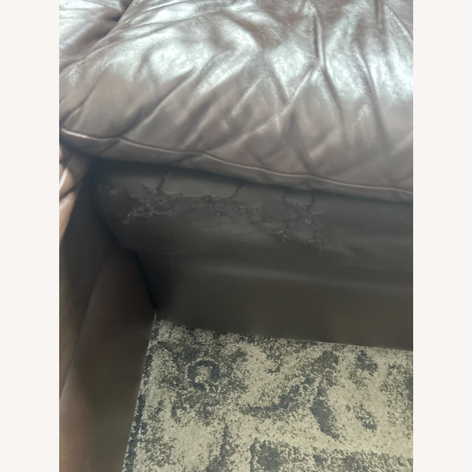 Dark Brown Leather 3+ Piece Sectional - image-3