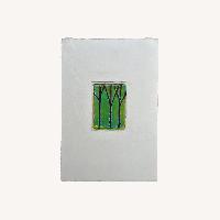 Vintage Abstract Oil Pastel Art Drawing