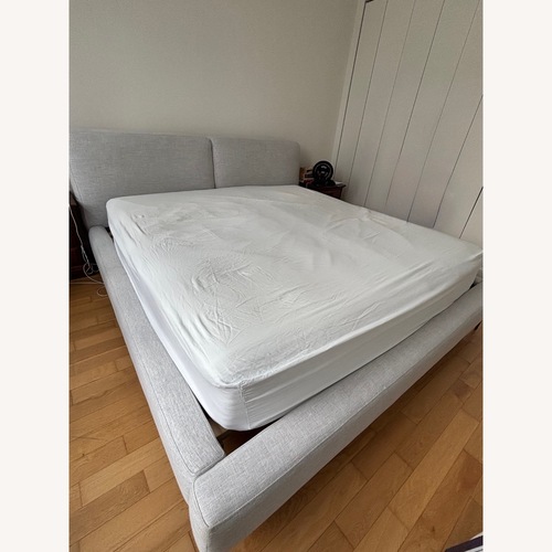 Used Article Abisko Mist Gray King Bed for sale on AptDeco