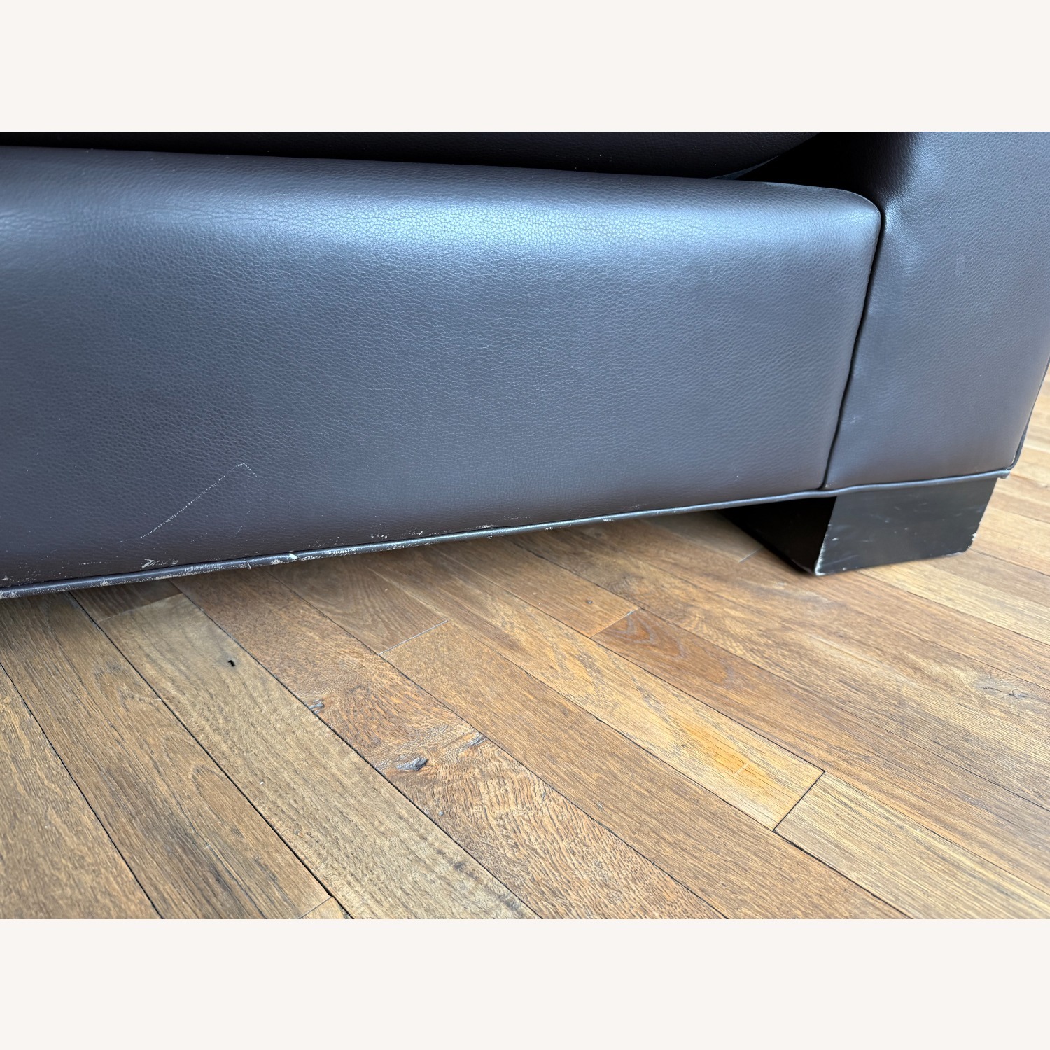 Room & Board Townsend Dark Brown Leather Chair and a Half - image-21