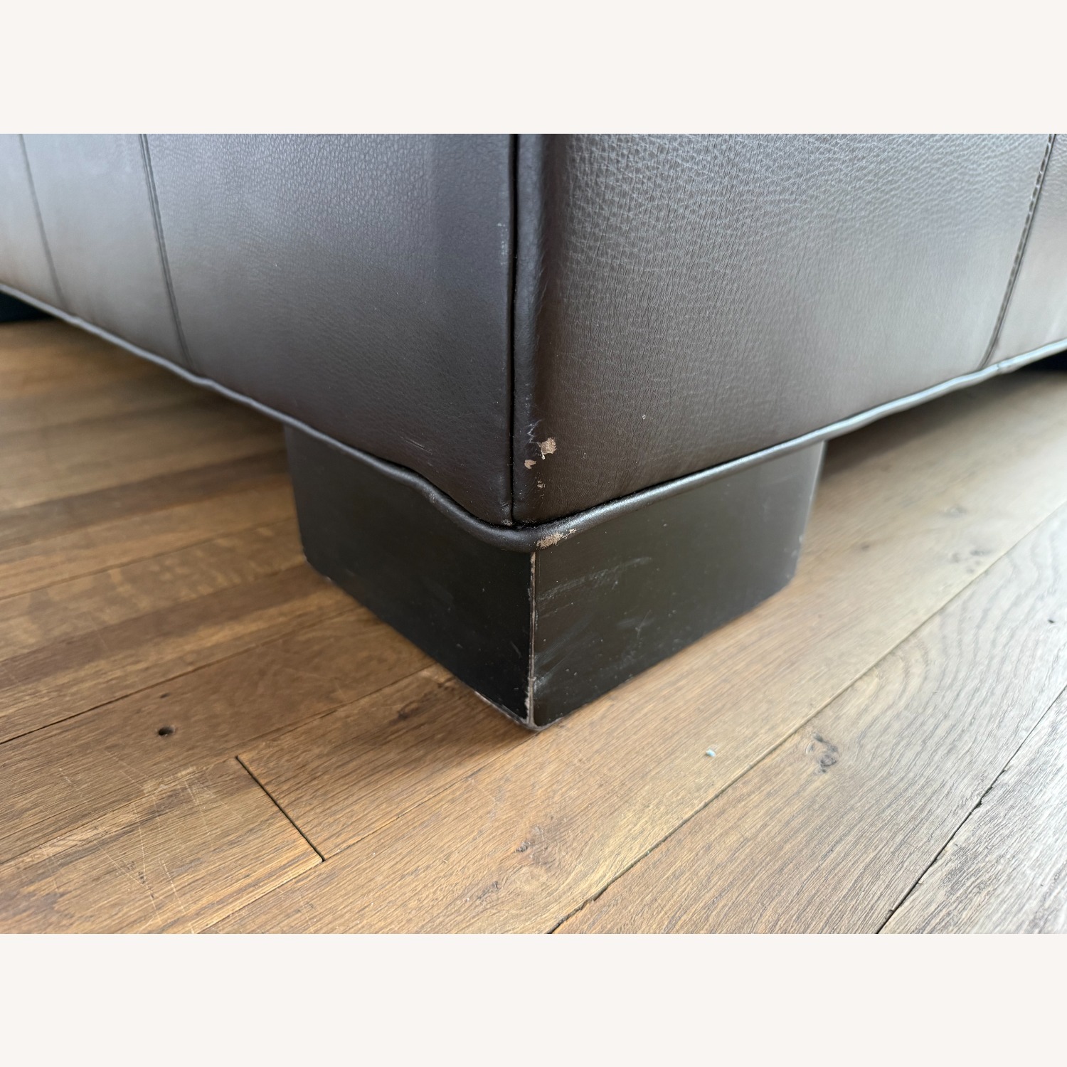 Room & Board Townsend Dark Brown Leather Chair and a Half - image-15