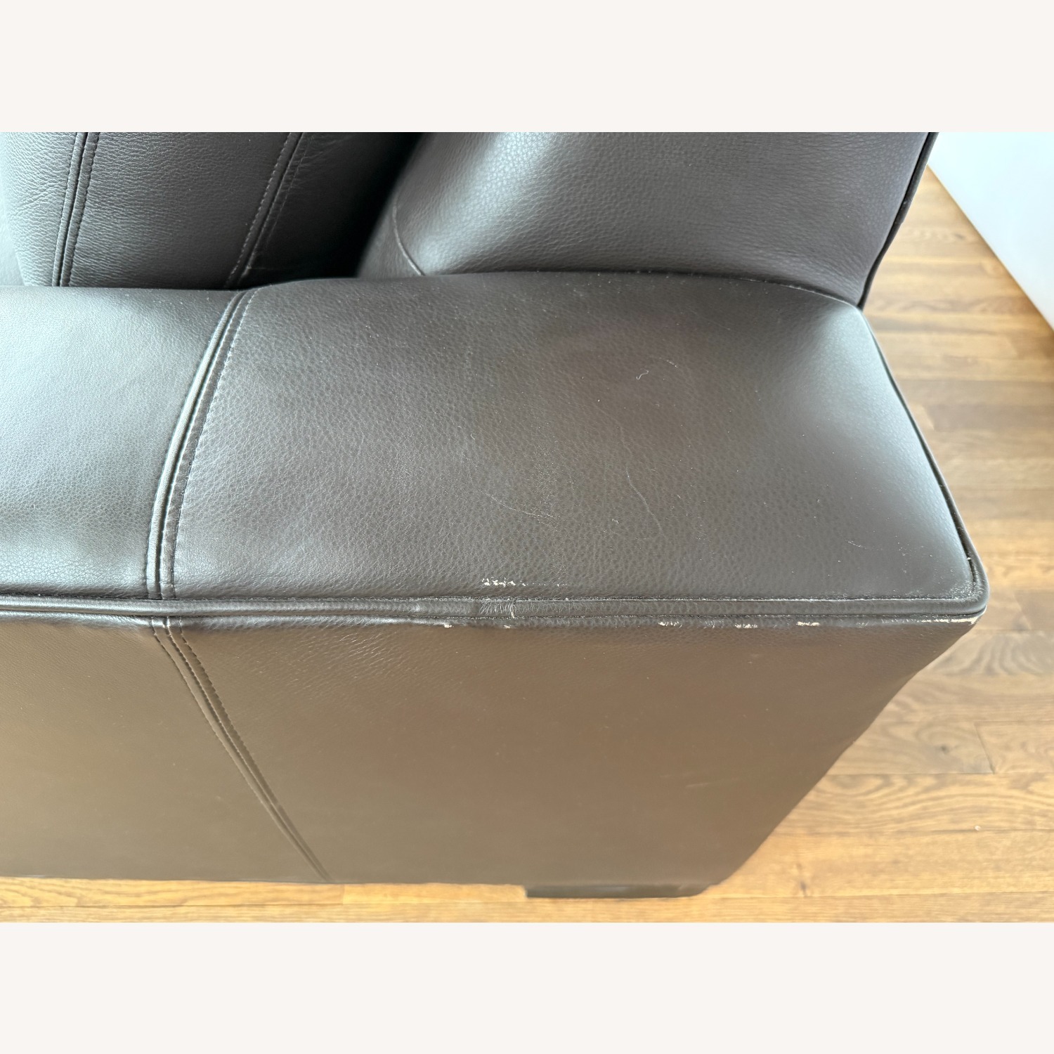 Room & Board Townsend Dark Brown Leather Chair and a Half - image-19