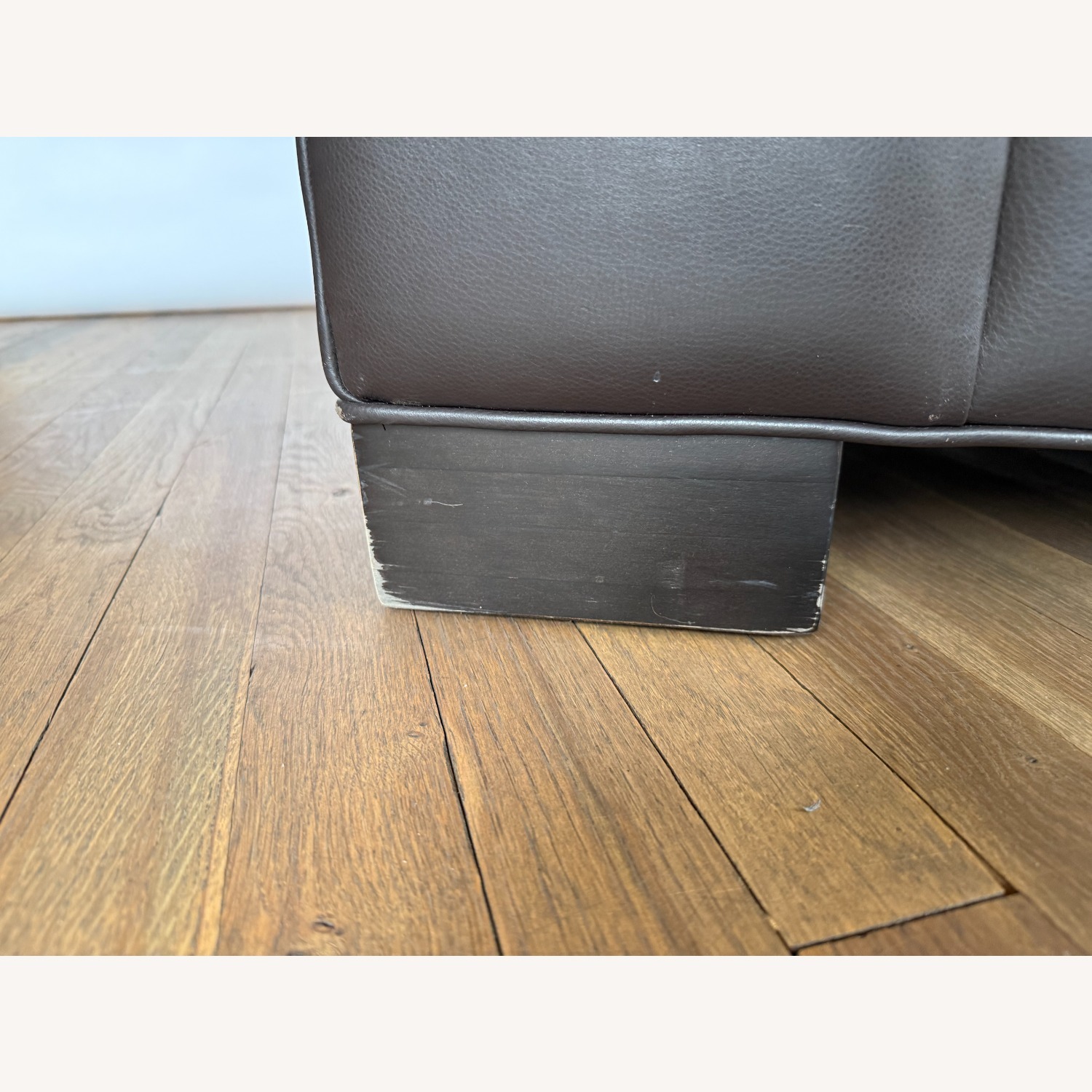 Room & Board Townsend Dark Brown Leather Chair and a Half - image-13