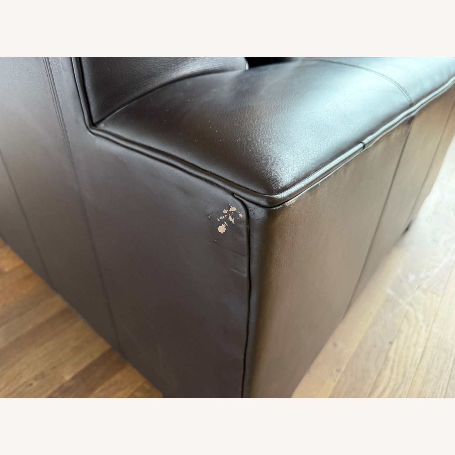 Room & Board Townsend Dark Brown Leather Chair and a Half - image-14