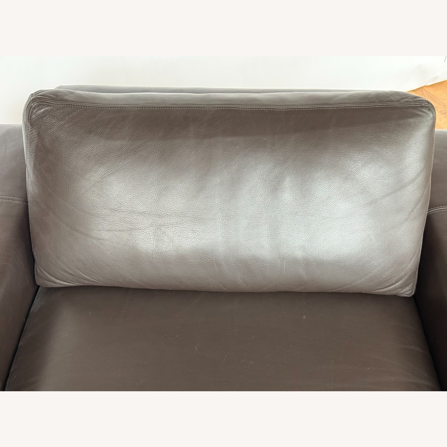 Room & Board Townsend Dark Brown Leather Chair and a Half - image-7