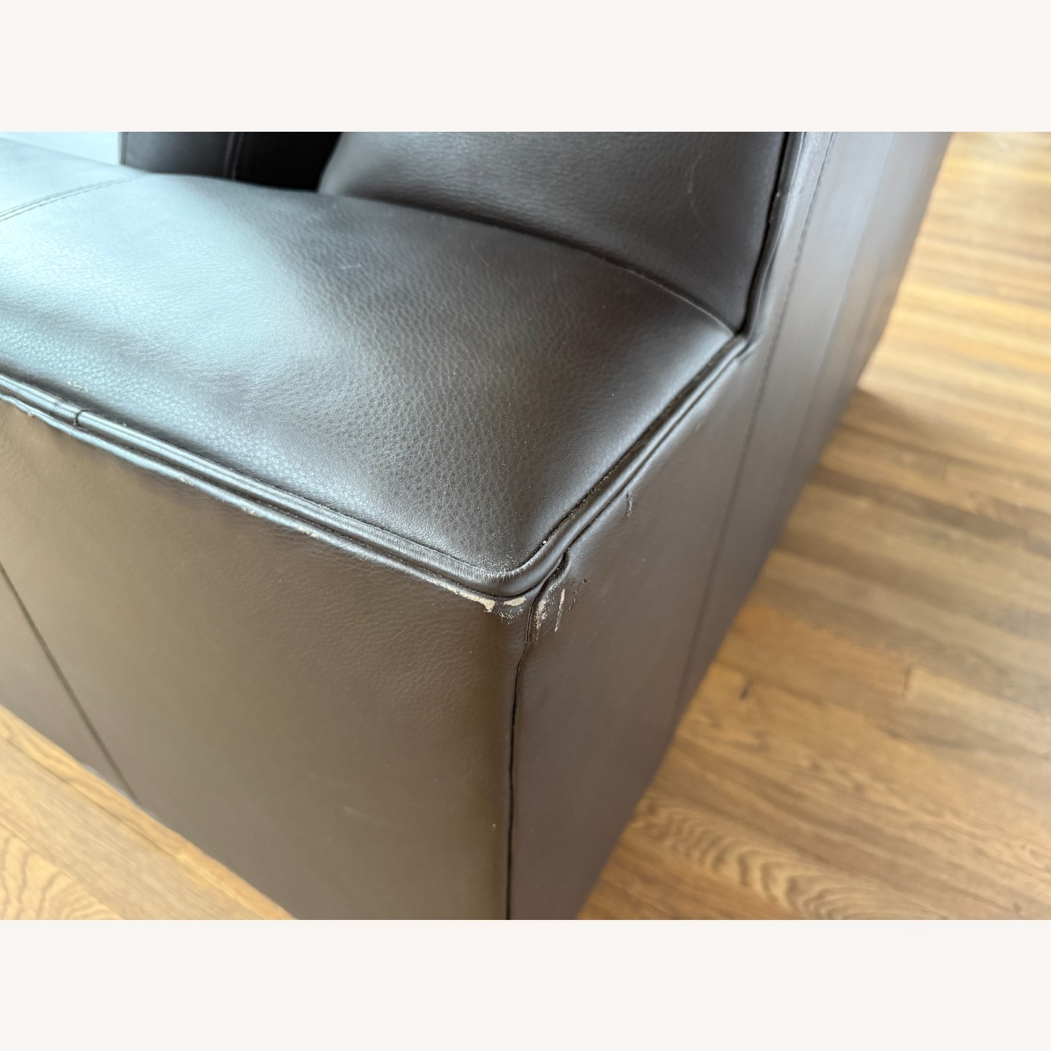 Room & Board Townsend Dark Brown Leather Chair and a Half - image-17