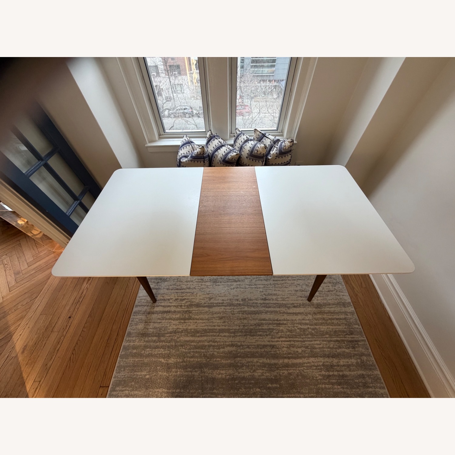 Rove Concepts White Wood Dining Table - image-1