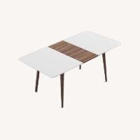 Rove Concepts White Wood Dining Table