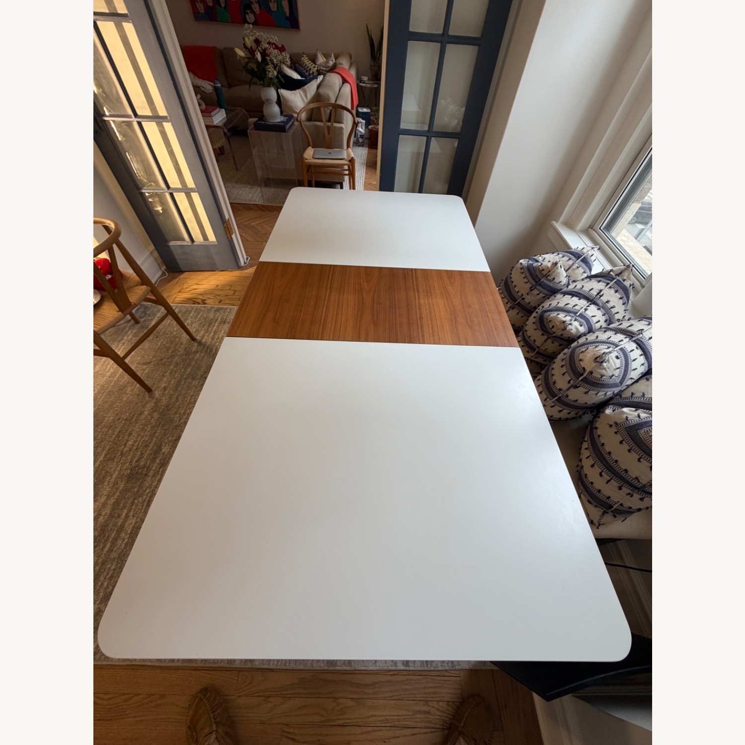 Rove Concepts White Wood Dining Table - image-5