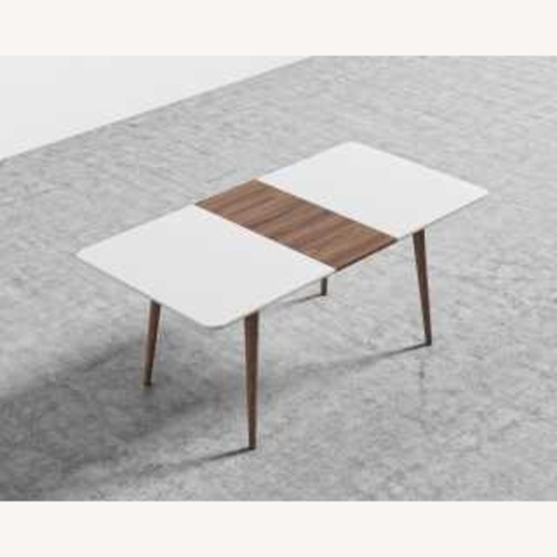 Used Rove Concepts White Wood Dining Table for sale on AptDeco