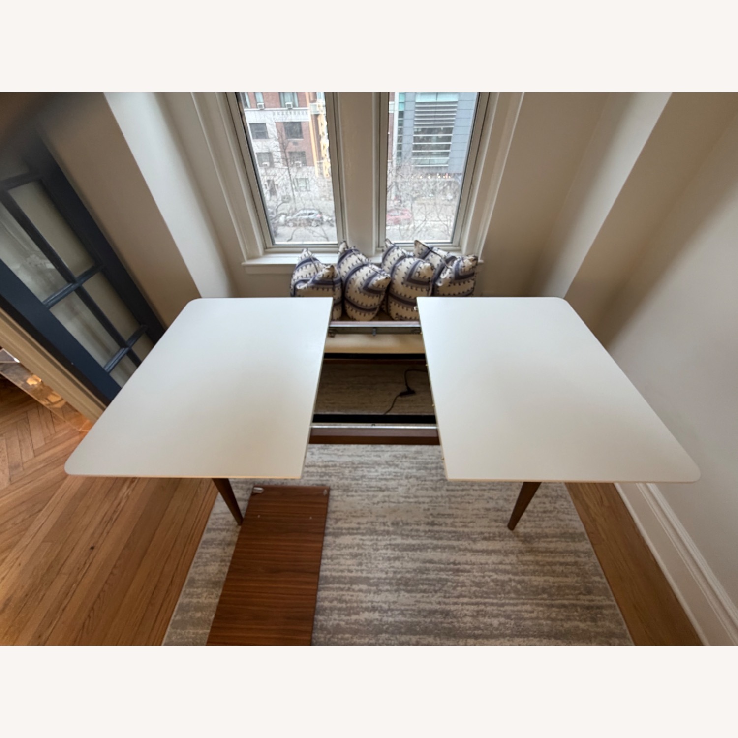 Rove Concepts White Wood Dining Table - image-4