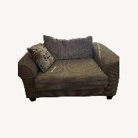 Art Van Light Brown Loveseat