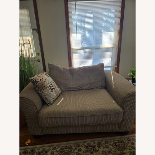 Used Art Van Light Brown Loveseat for sale on AptDeco
