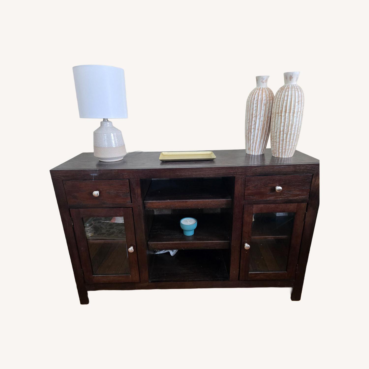 Art Van Dark Brown Dresser - image-0