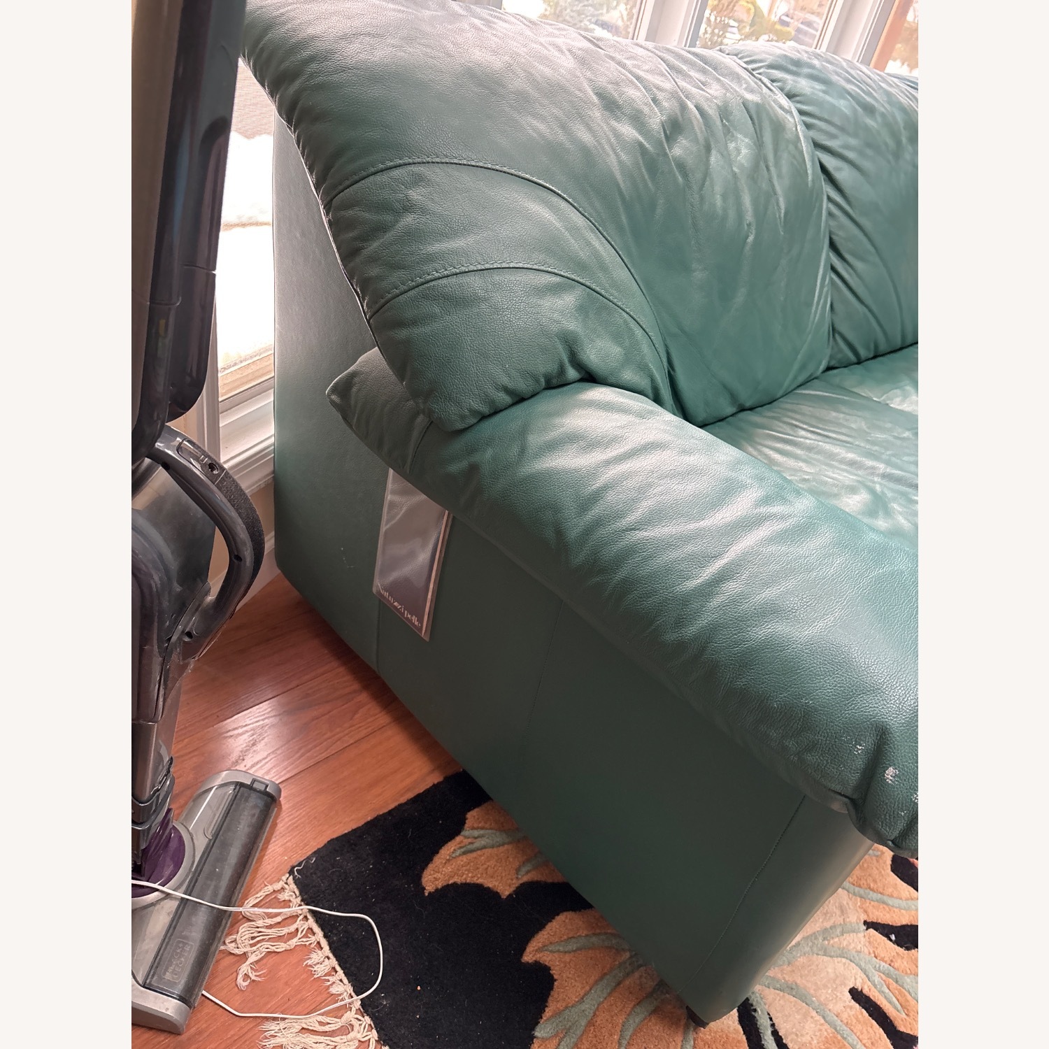 Natuzii 3 Seater Leather Couch - image-2