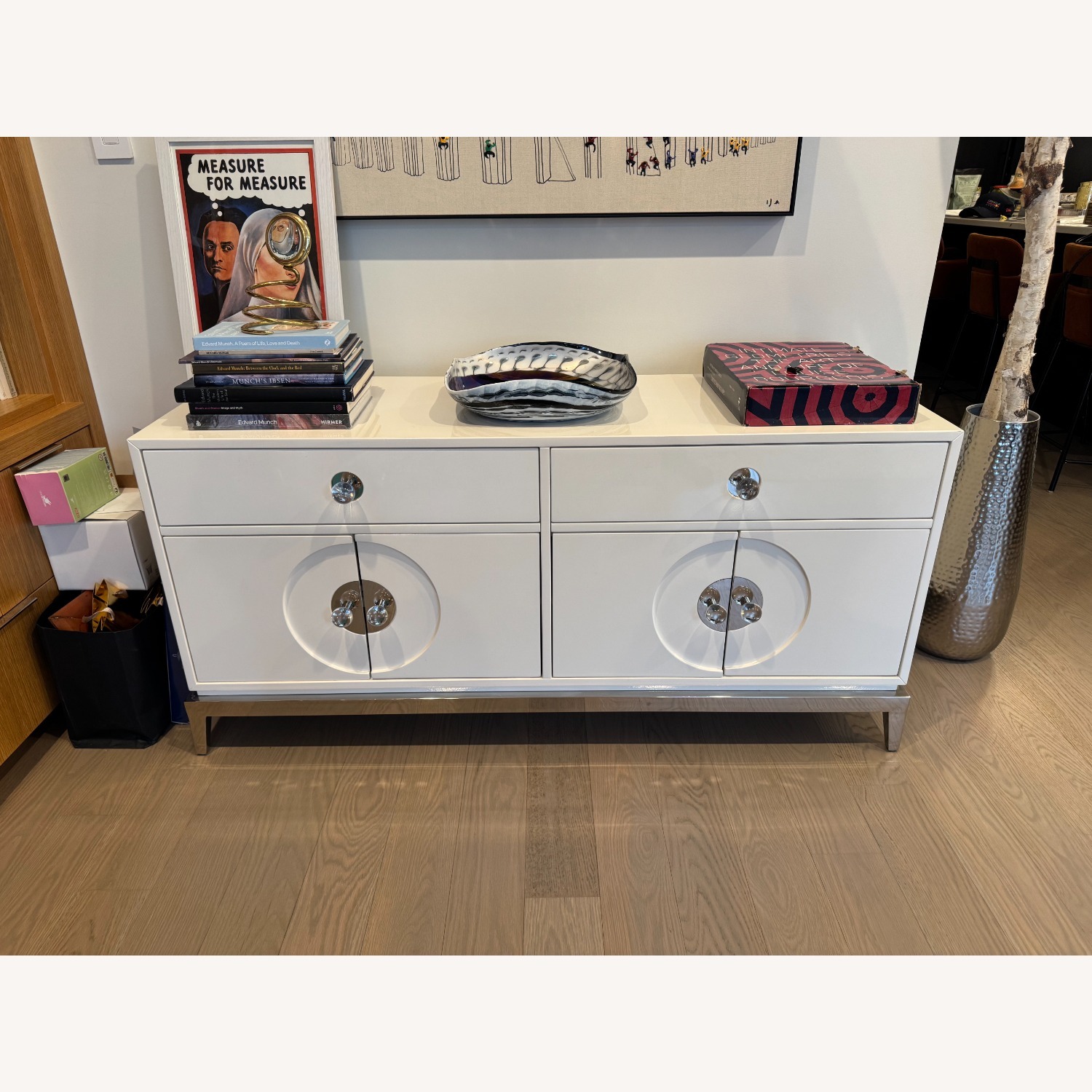 Jonathan Adler Channing White Media Console - image-1