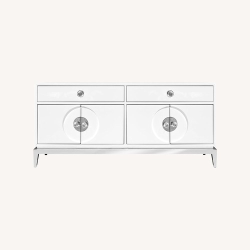 Used Jonathan Adler Channing White Media Console for sale on AptDeco