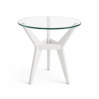 West Elm Jensen White Side Table