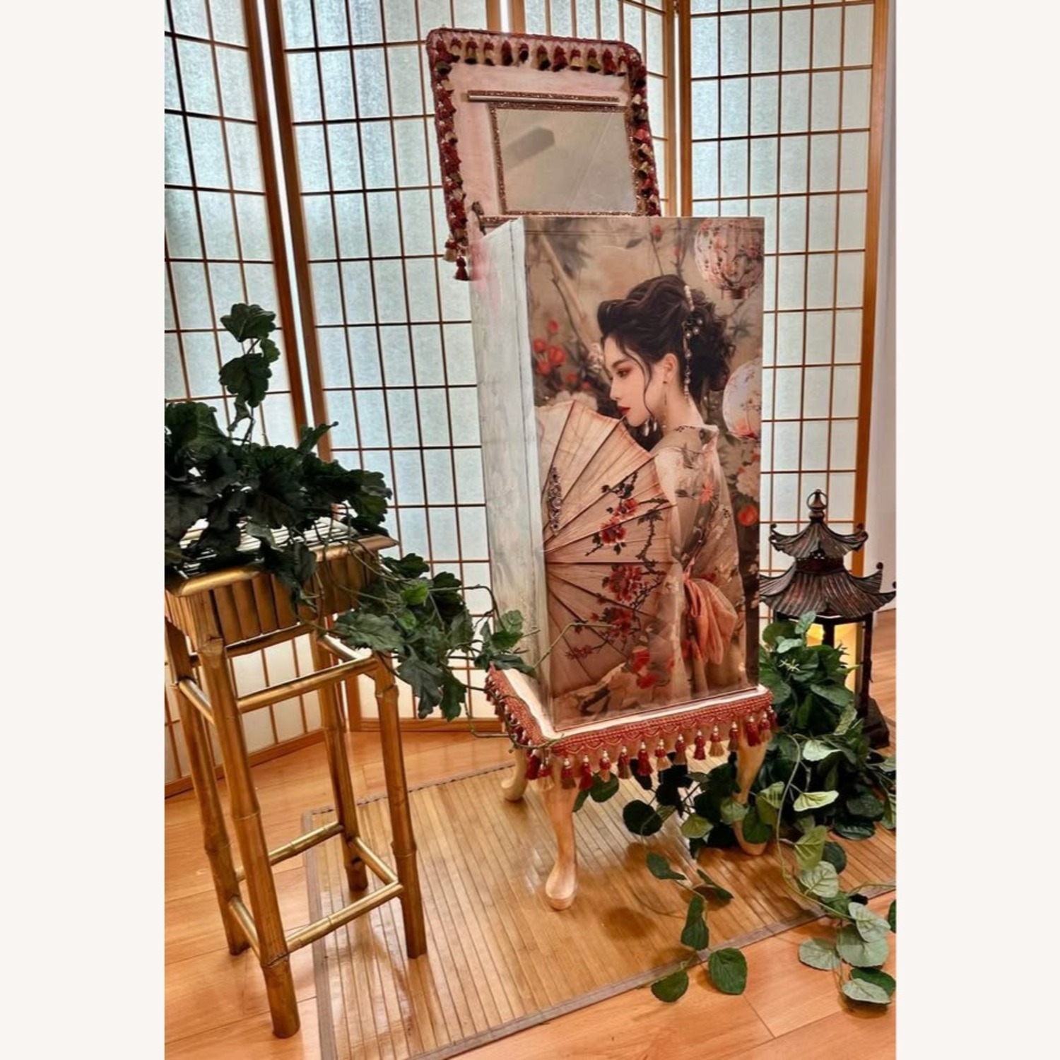 Asian Jewelry Armoire - image-5