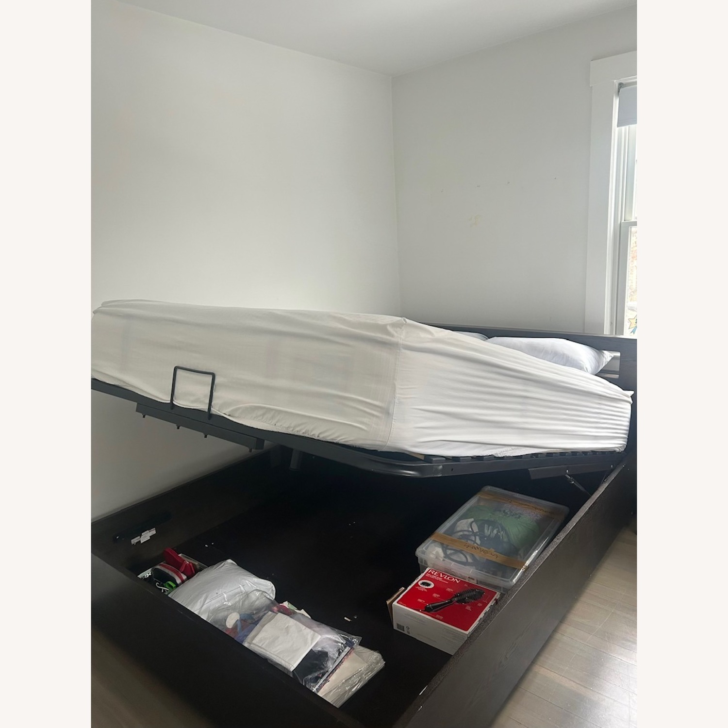 West Elm Emmett Pop up Storage Queen Bed - image-3