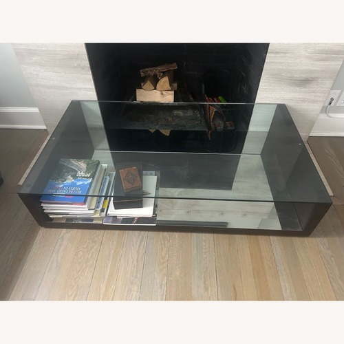 Used Coffee Table with Glass Top for sale on AptDeco