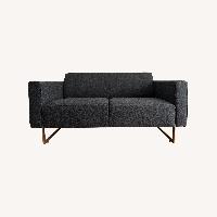 Artifort Dark Gray Wool Blend 2 Seater Sofa