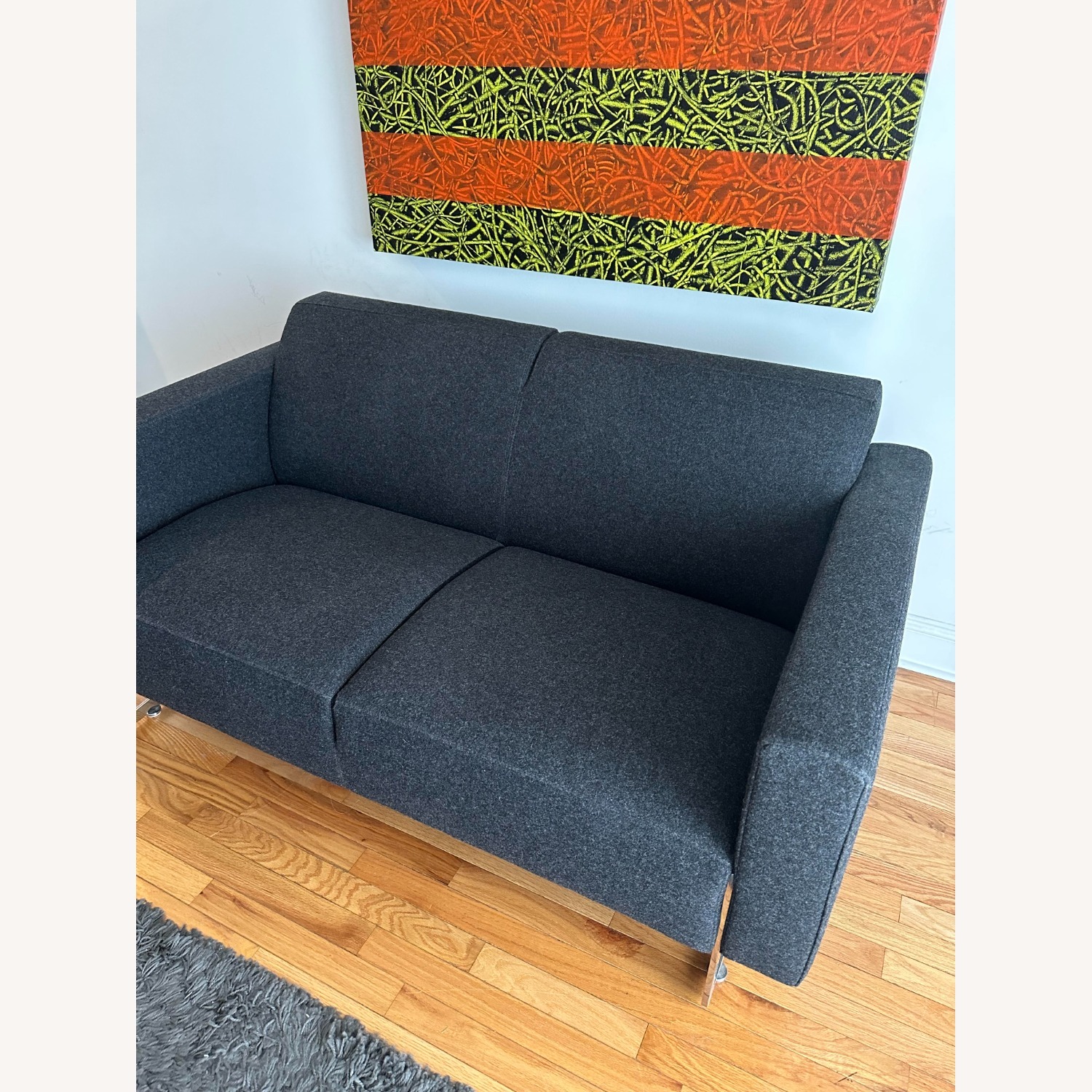 Artifort Dark Gray Wool Blend 2 Seater Sofa - image-5