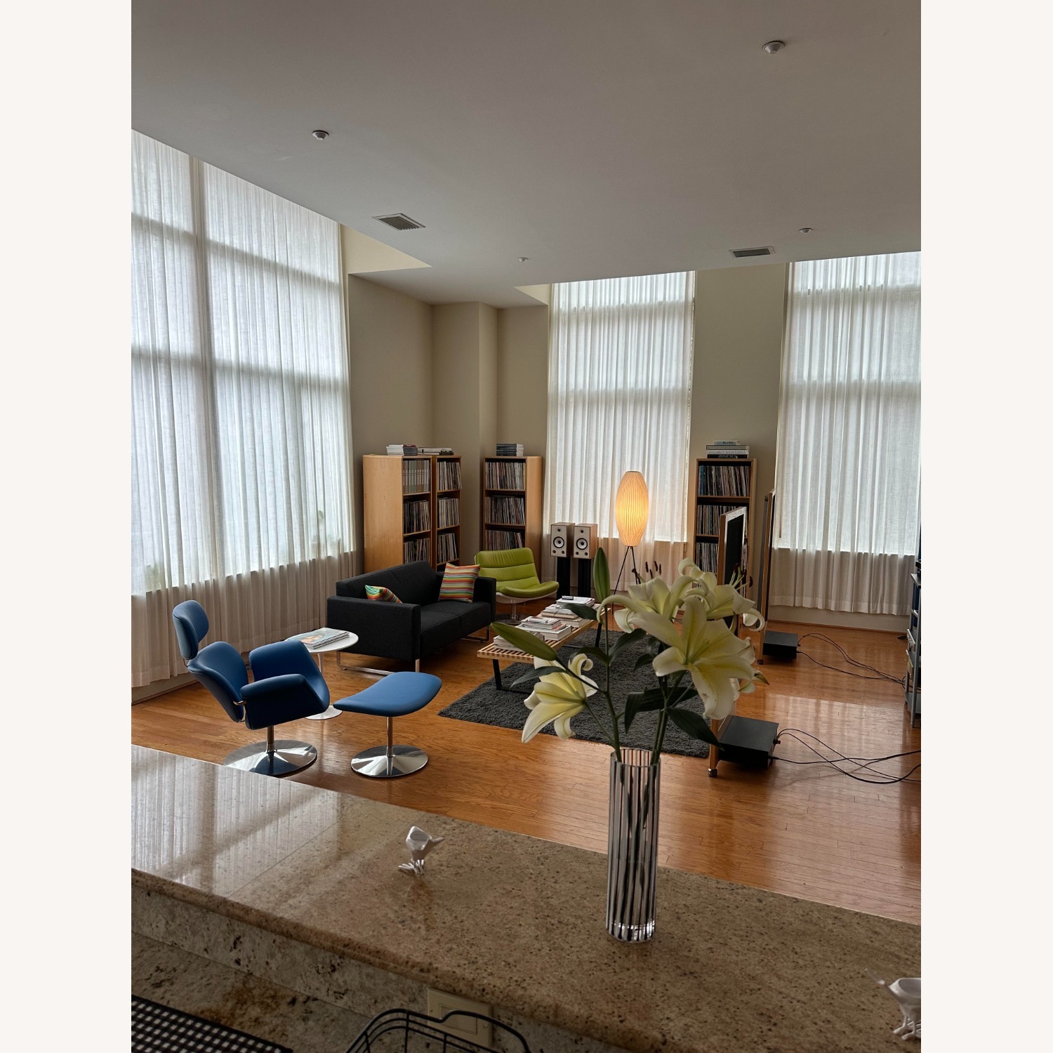 Artifort Dark Gray Wool Blend 2 Seater Sofa - image-11