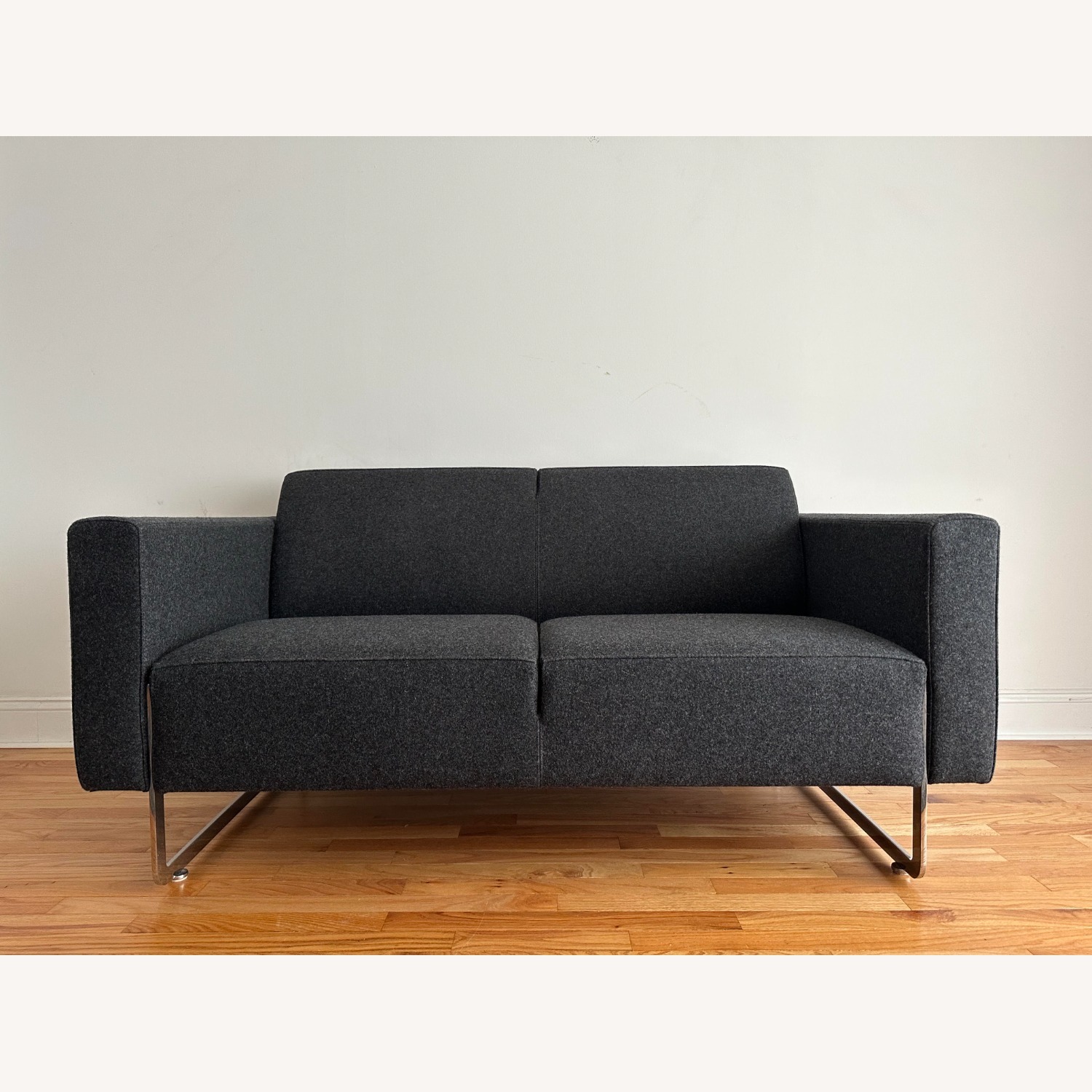 Artifort Dark Gray Wool Blend 2 Seater Sofa - image-1