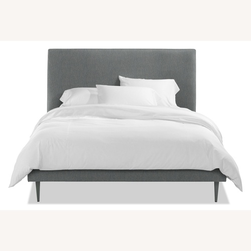 Used Room & Board Dark Gray Fabric King Bed for sale on AptDeco