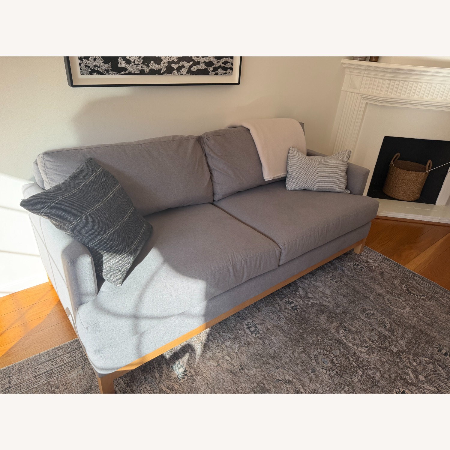 Clad Home Gray 2 Seater Sofa (Catalina) - image-2
