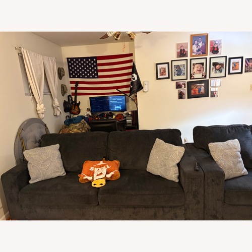 Used Blue 2 Seater Sofa for sale on AptDeco