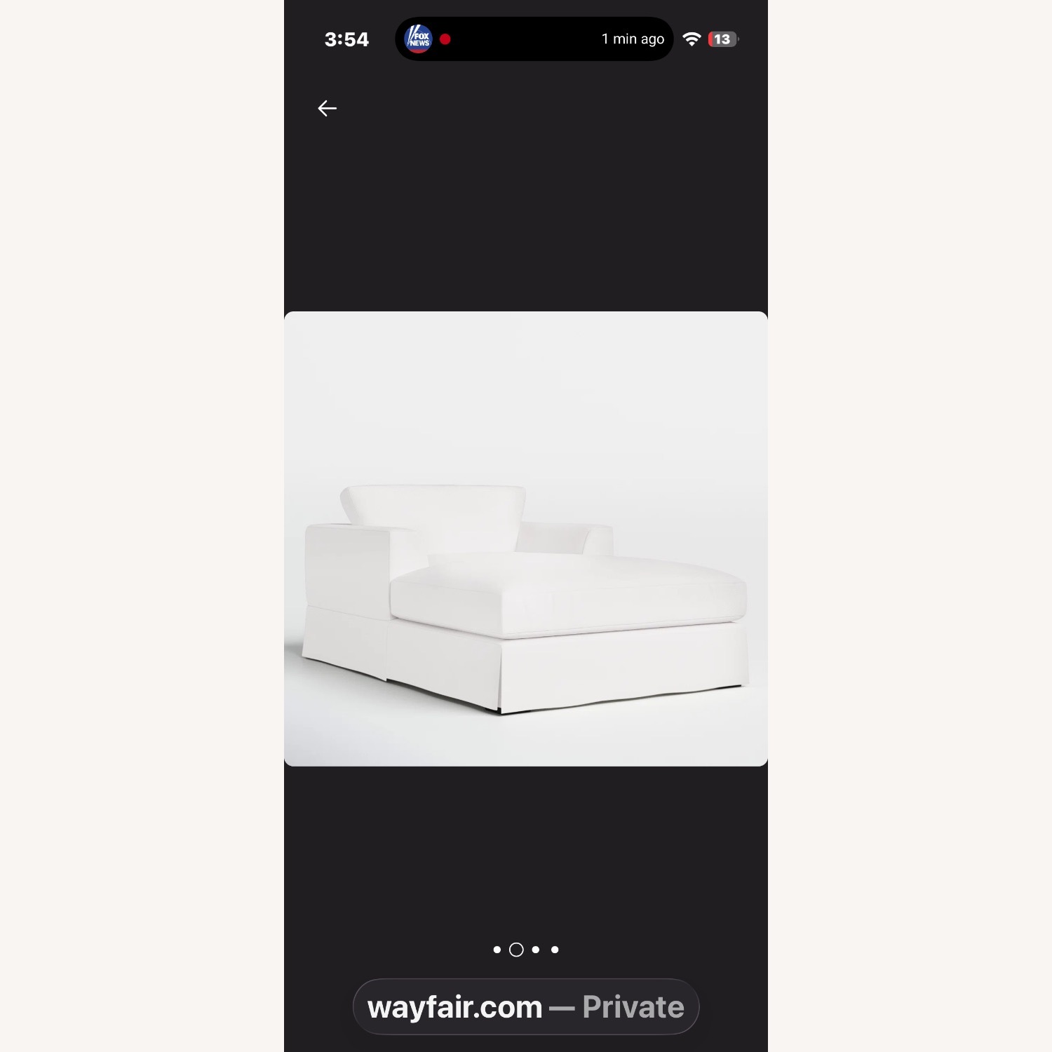 Wayfair Lucia Chaise lounge - image-8