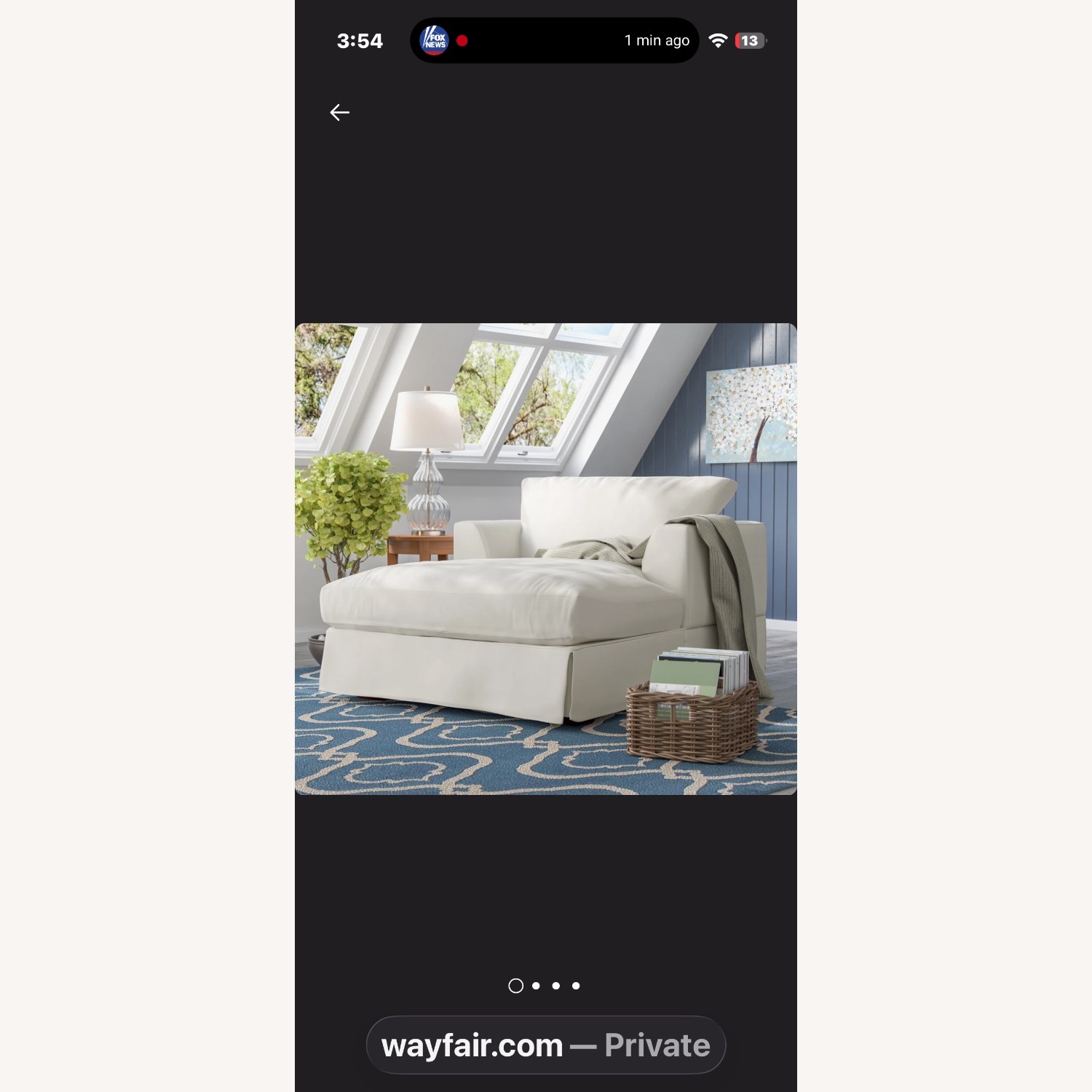 Wayfair Lucia Chaise lounge - image-9