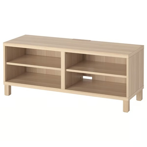 Used IKEA Light Brown Wood TV Stand for sale on AptDeco