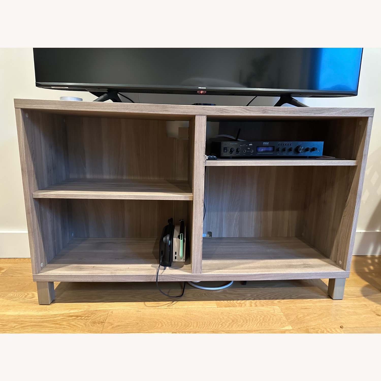 IKEA Light Brown Wood TV Stand - image-2