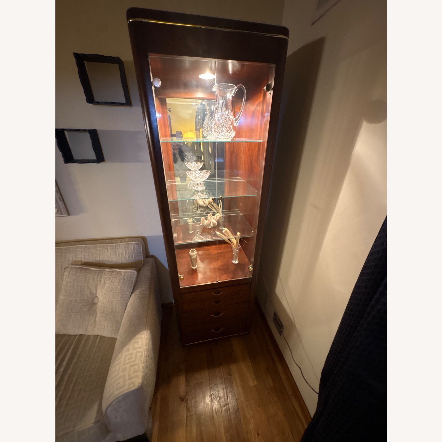 2 Curio Cabinets - image-2