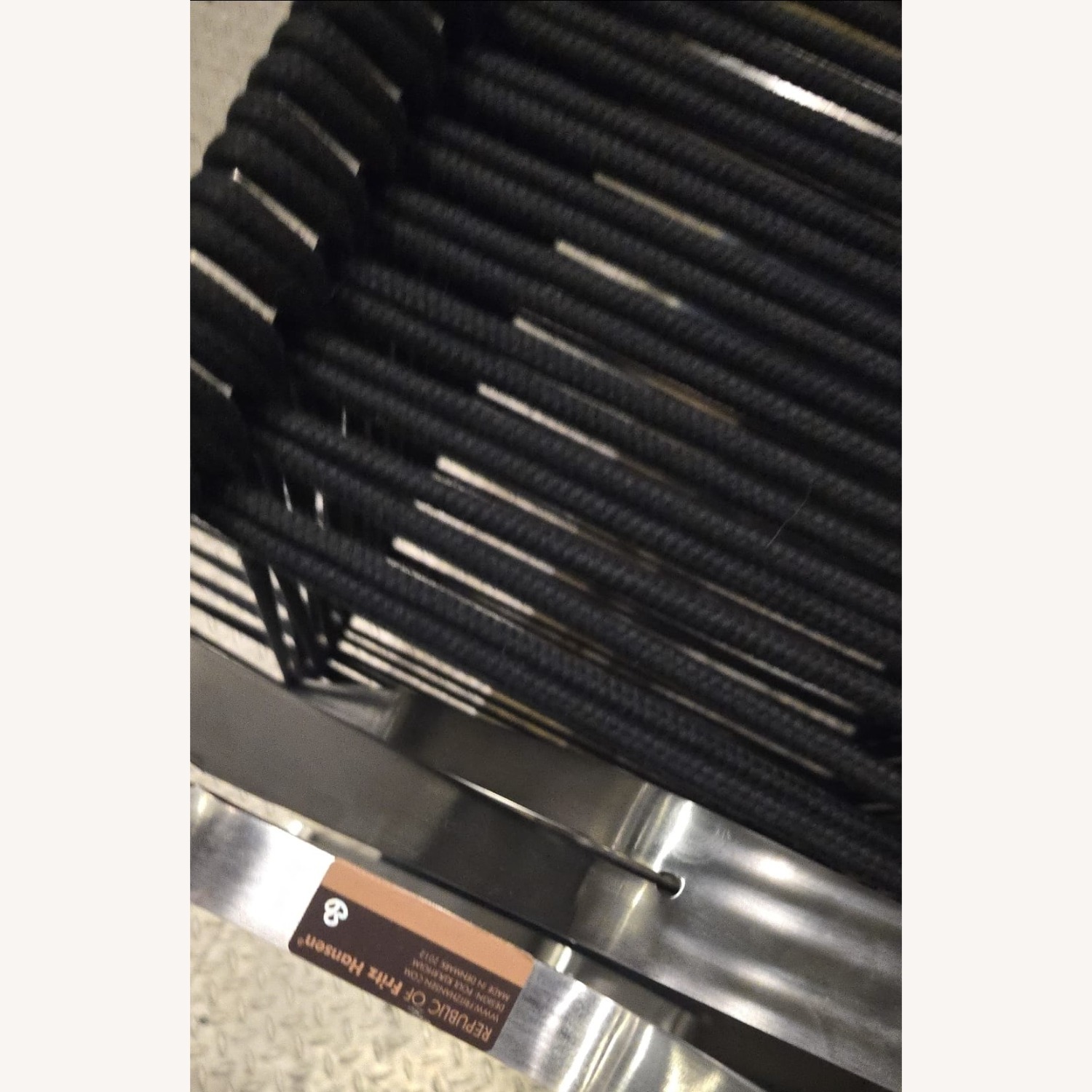 Fritz Hansen L Kjærholm Black Metal Accent Chairs - image-5