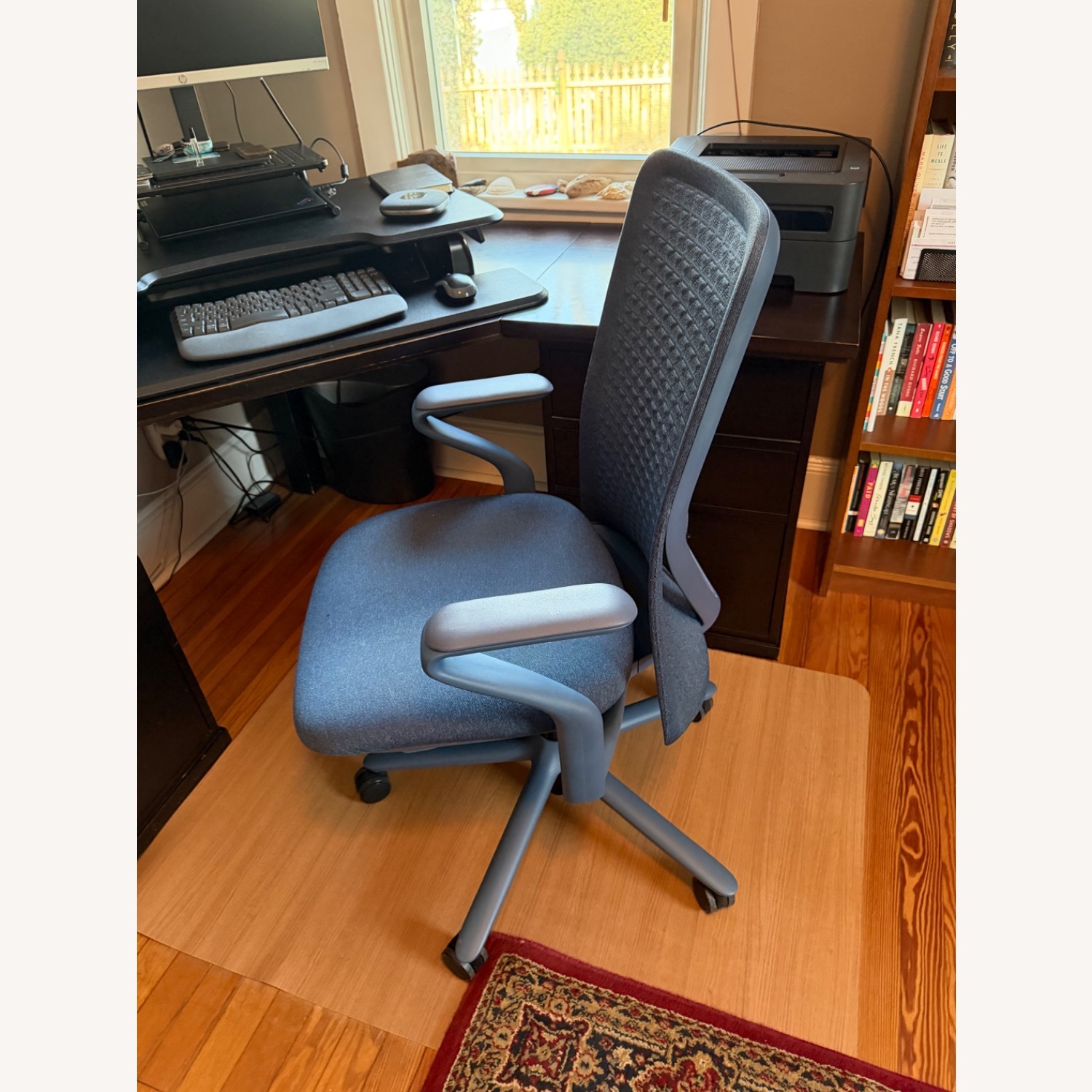 Branch Verve Blue Fabric Office Chair - image-2